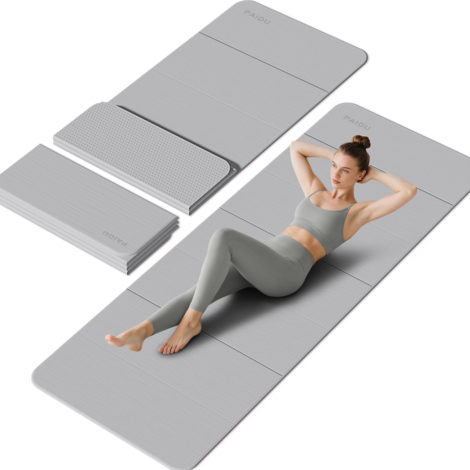 Pilates Yoga Mat Thickness - Foldable Yoga Mat 10mm Extra Thick,