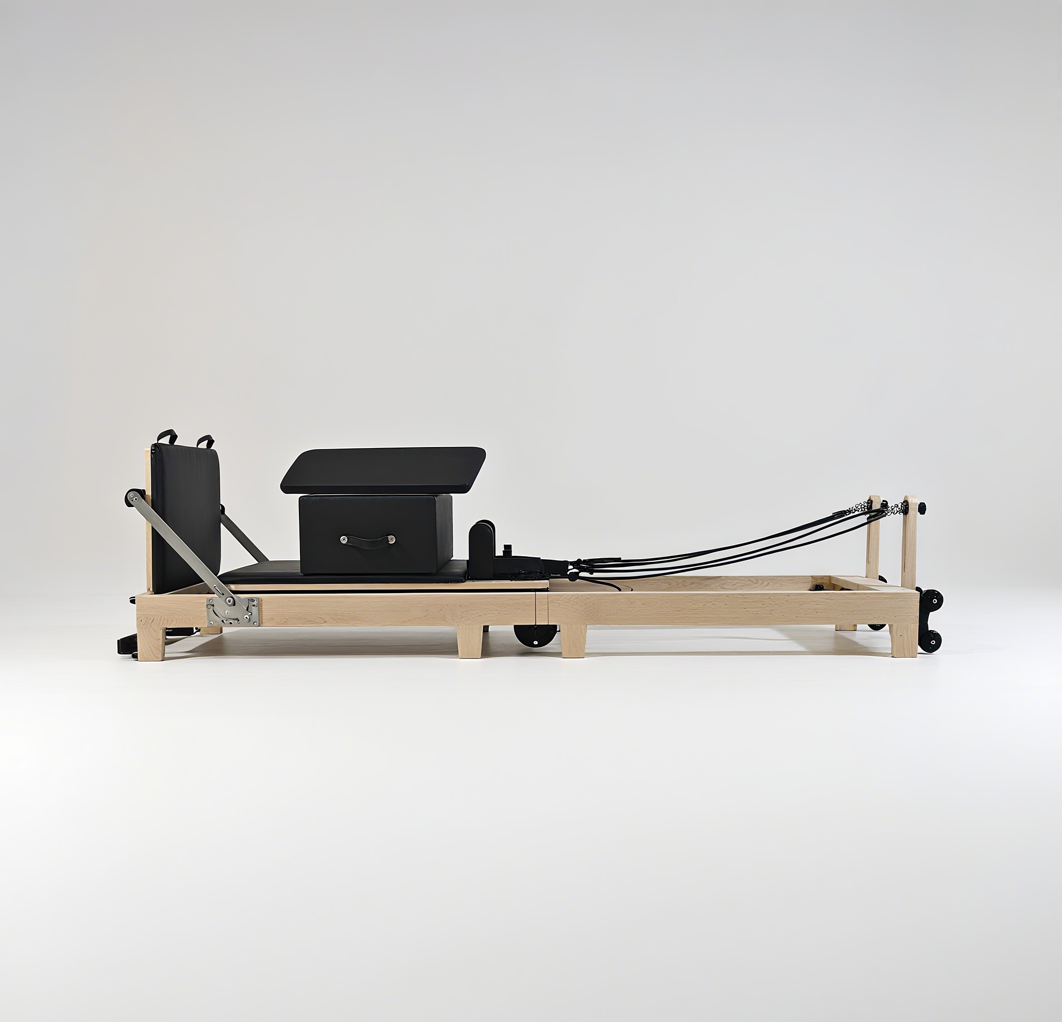 Pilates & Yoga Vida - Foldable Maple Wood Pilates Reformer with