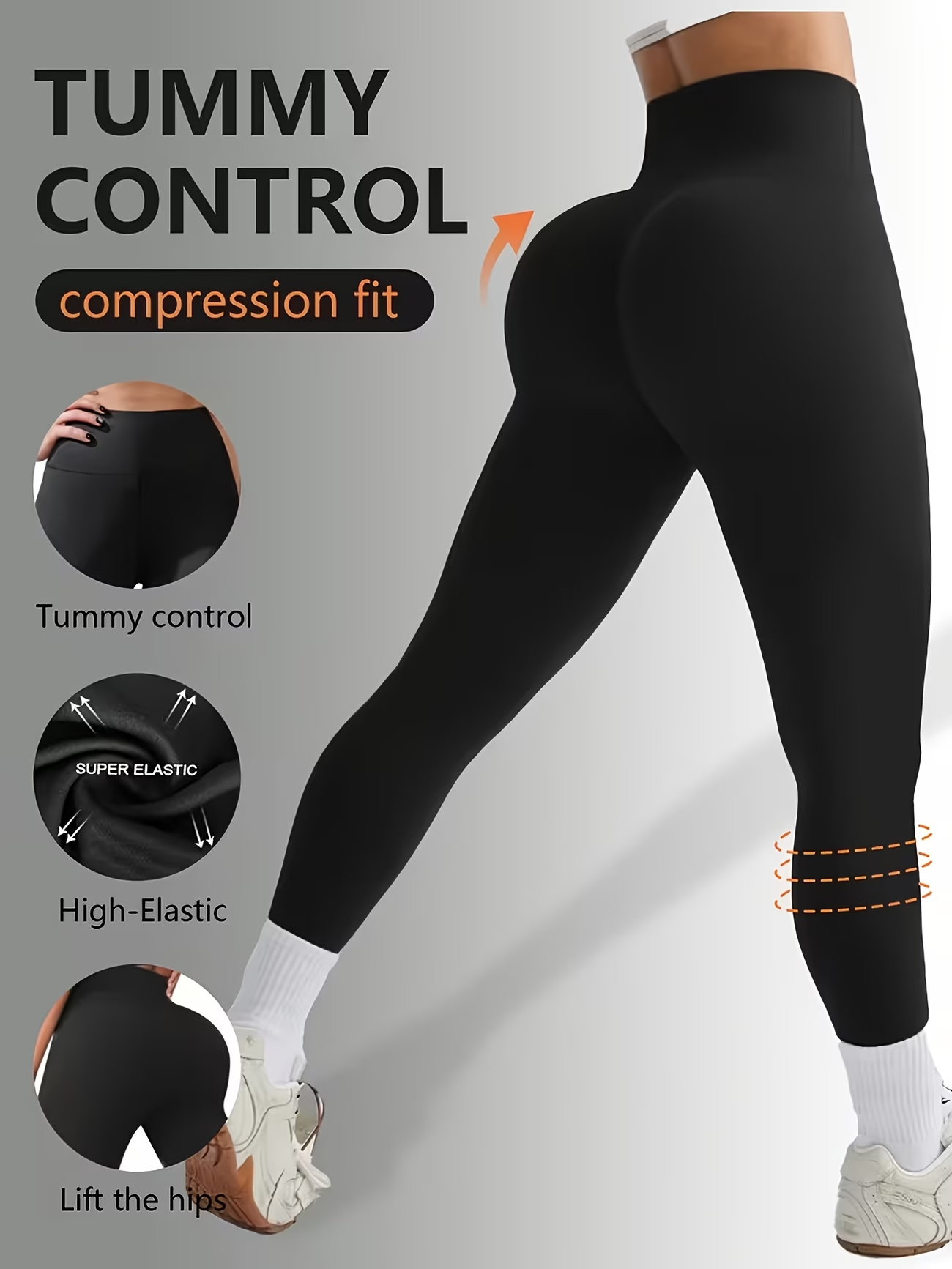 Pilates Yoga Legging - High Waist Yoga Sports Leggings Seam