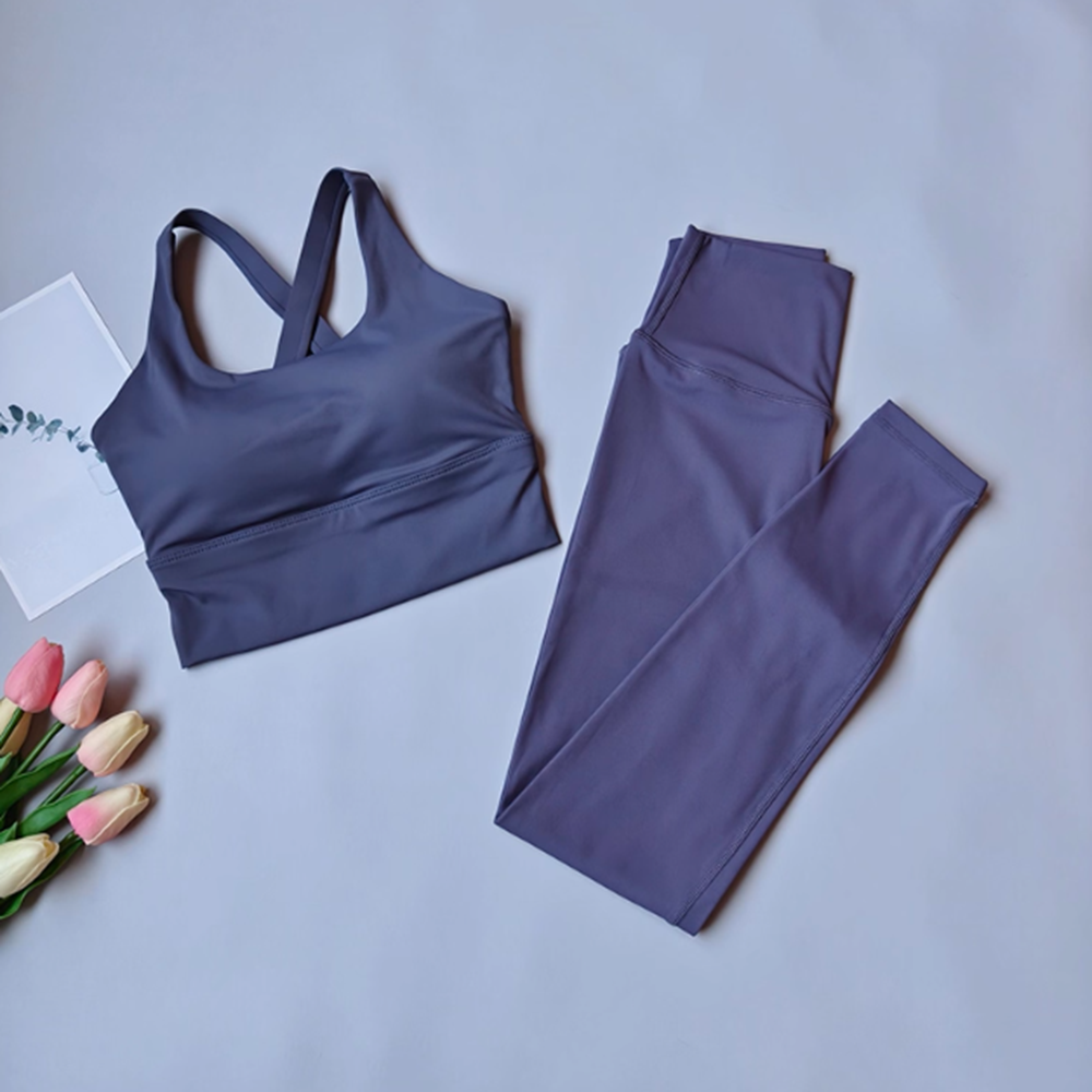 Pilates Yoga Legging - Naked Feel Pilates Set for Women,