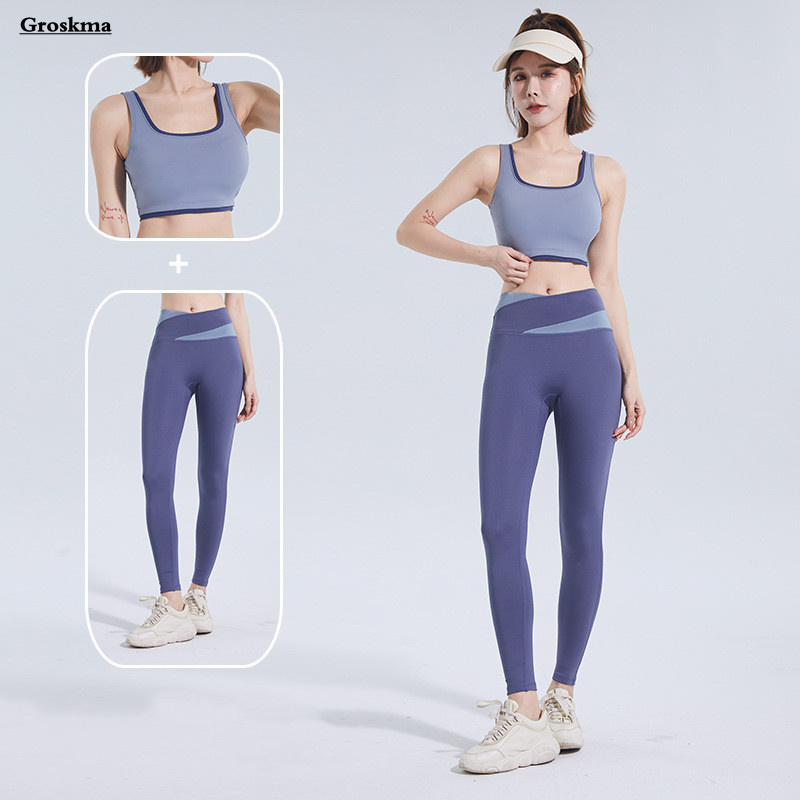 Quick Dry Women Yoga Two Piece – Pilates Yoga Legging Bewertung und Preis