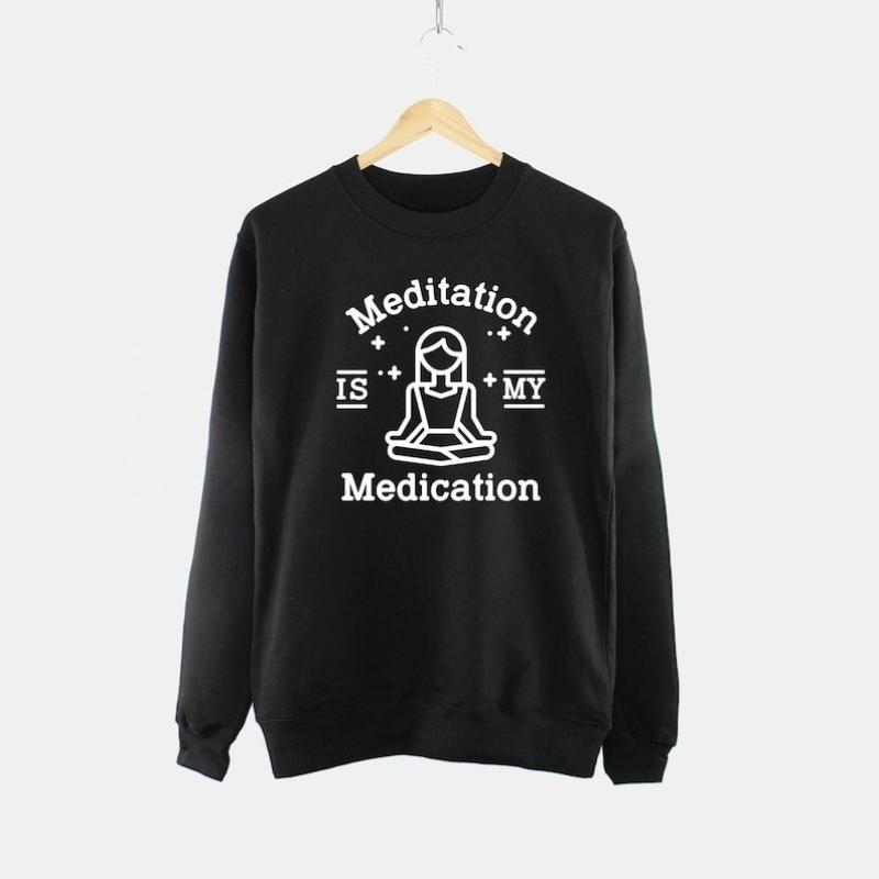 Meditation Sweatshirt - Mediat – Pilates Yoga Jumper Bewertung und Preis