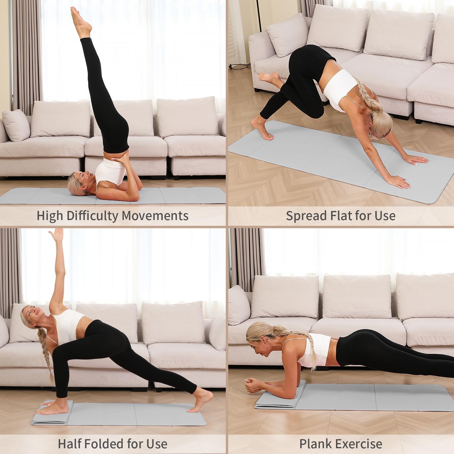 Foldable Yoga Mat 10mm Extra T – Pilates Yoga Mat Thickness Bewertung und Preis