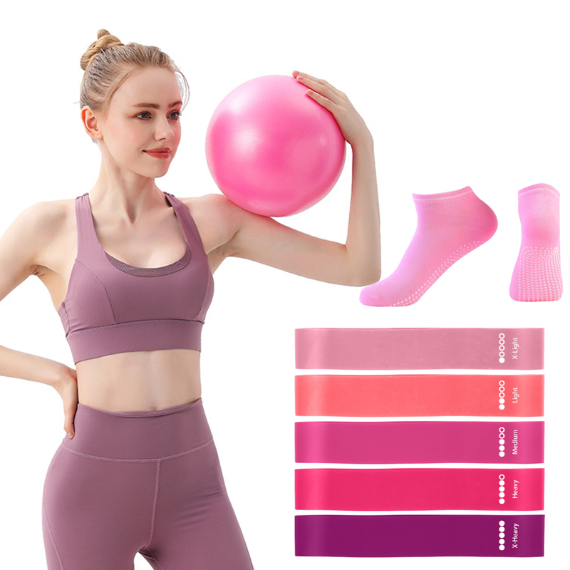 Pilates Ball Resistance Bands  – Pilates Yoga Ball Workout Bewertung und Preis