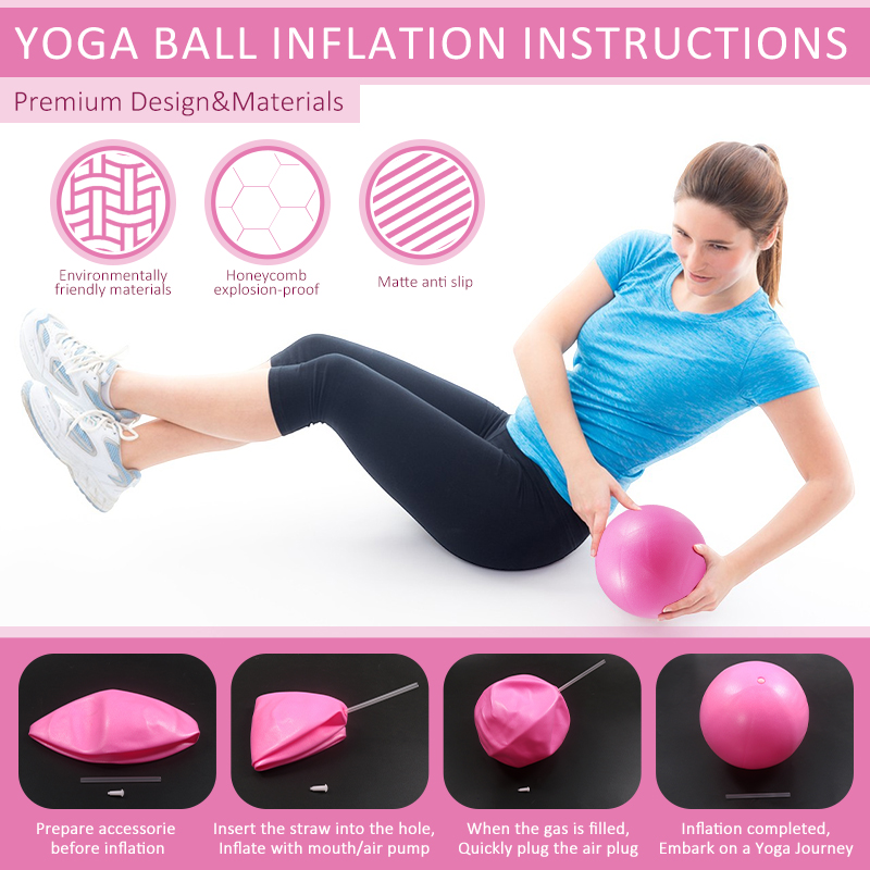 Pilates Ball Resistance Bands  – Pilates Yoga Ball Workout Bewertung und Preis