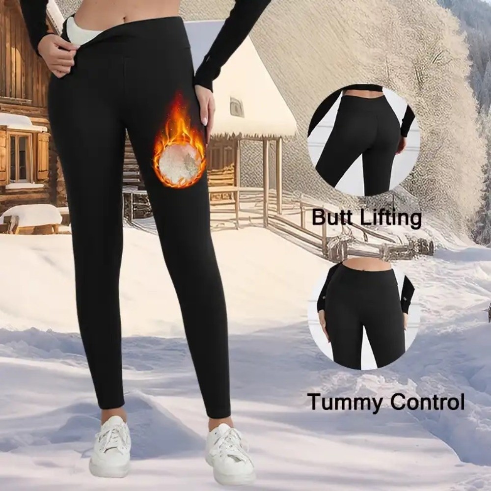 Comfortable High Waist Fleece  – Pilates Yoga Legging Bewertung und Preis