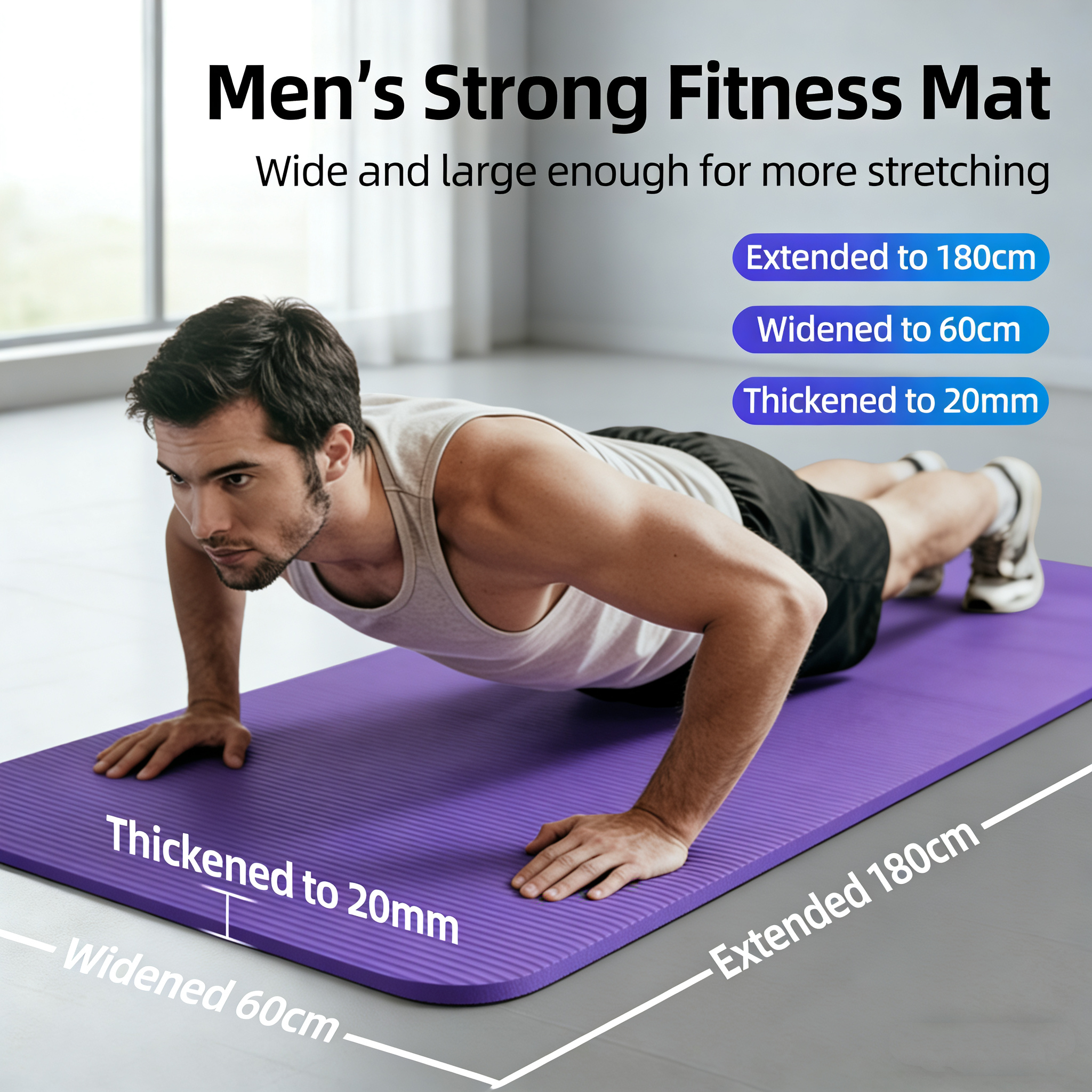 15-20MM Thick 183×60cm Yoga Ma – Pilates Yoga Mat Thickness Bewertung und Preis