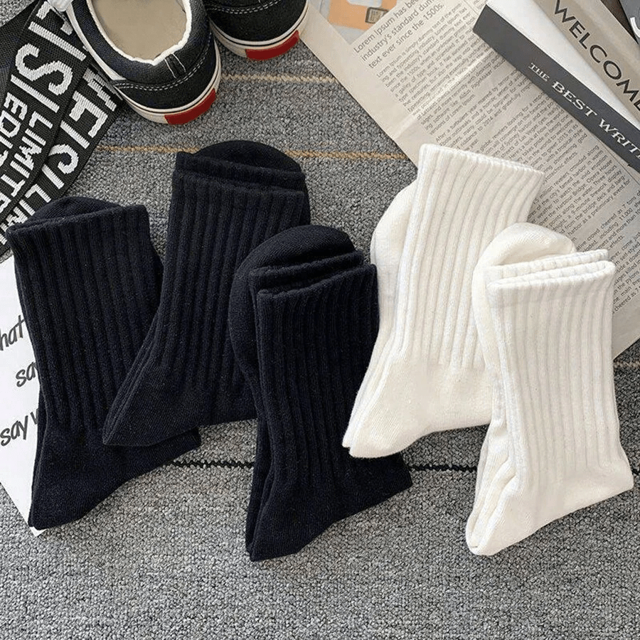 Unisex Thick Crew Socks White  – Yoga Pilates Girl Bewertung und Preis