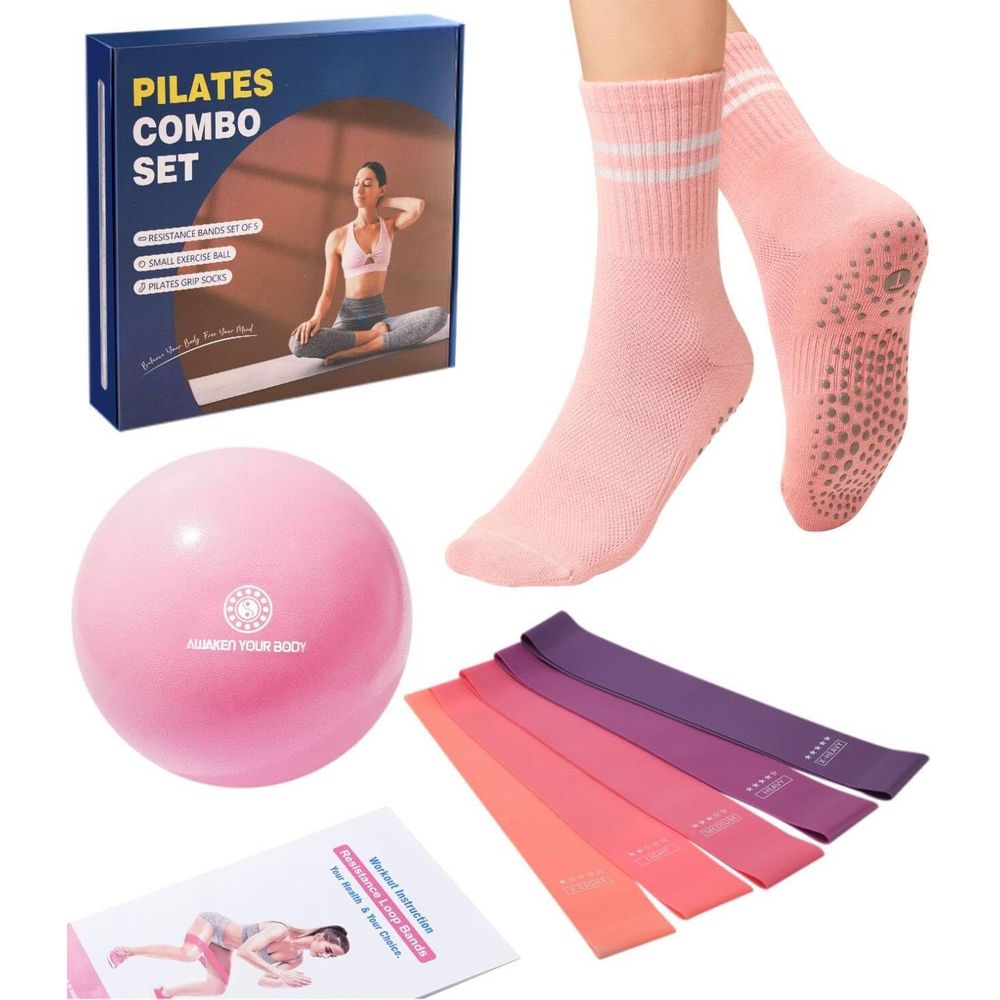 Pilates Ball, Resistance Bands – Pilates Yoga Ball Workout Bewertung und Preis