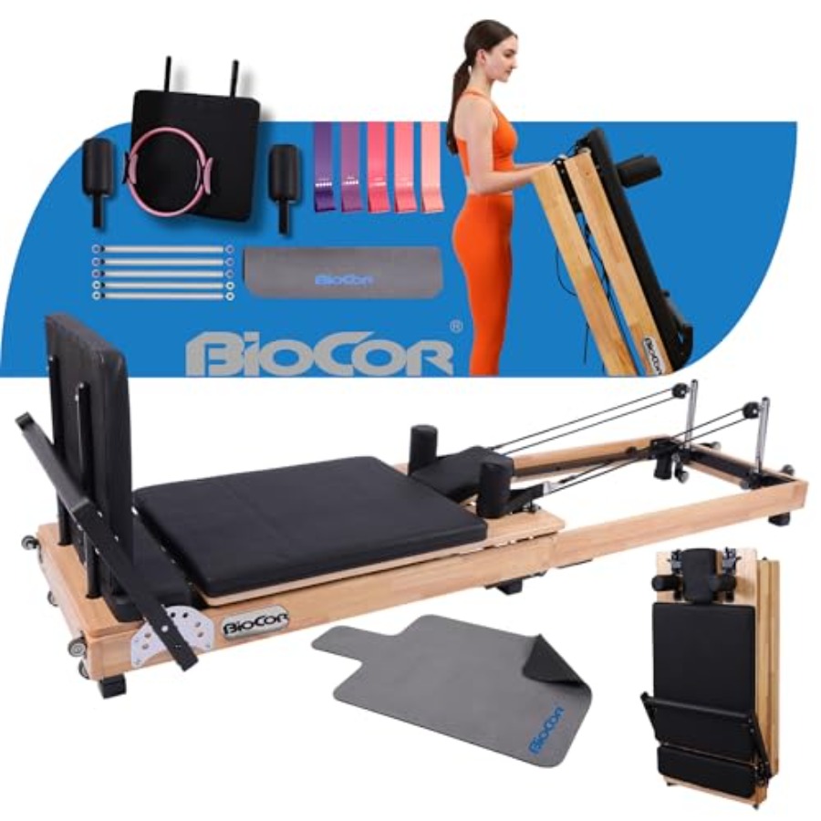 MAX4.0 Pilates Reformer Wood H – Pilates Yoga Ring Exercises Bewertung und Preis