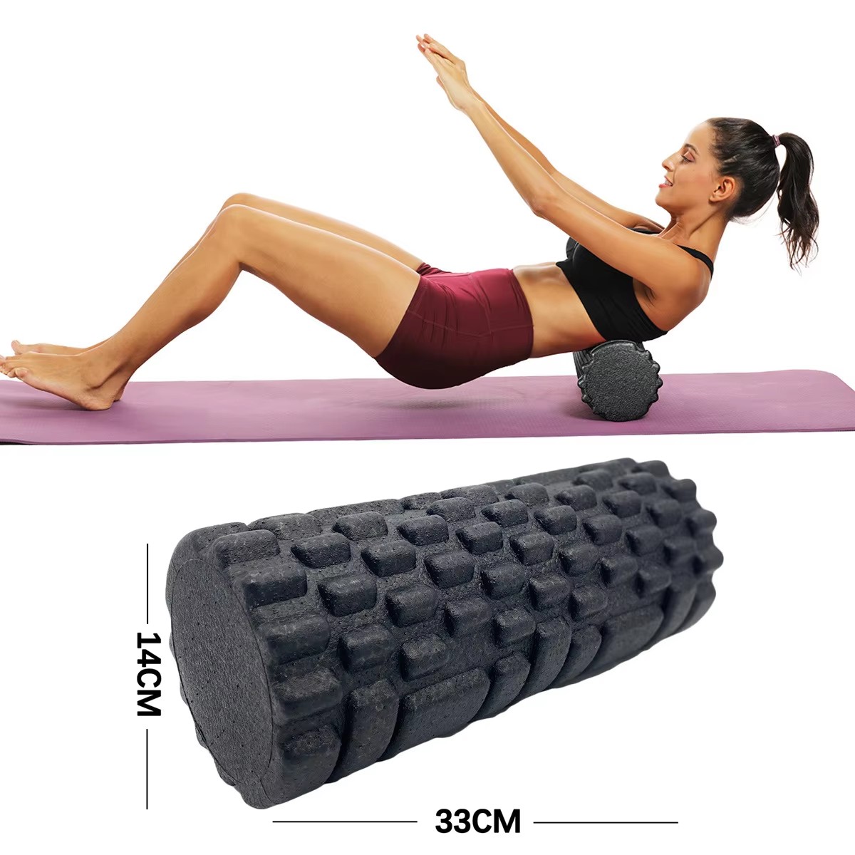30/33cm Fitness Foam Roller Yo – Pilates Yoga Wheel Bewertung und Preis