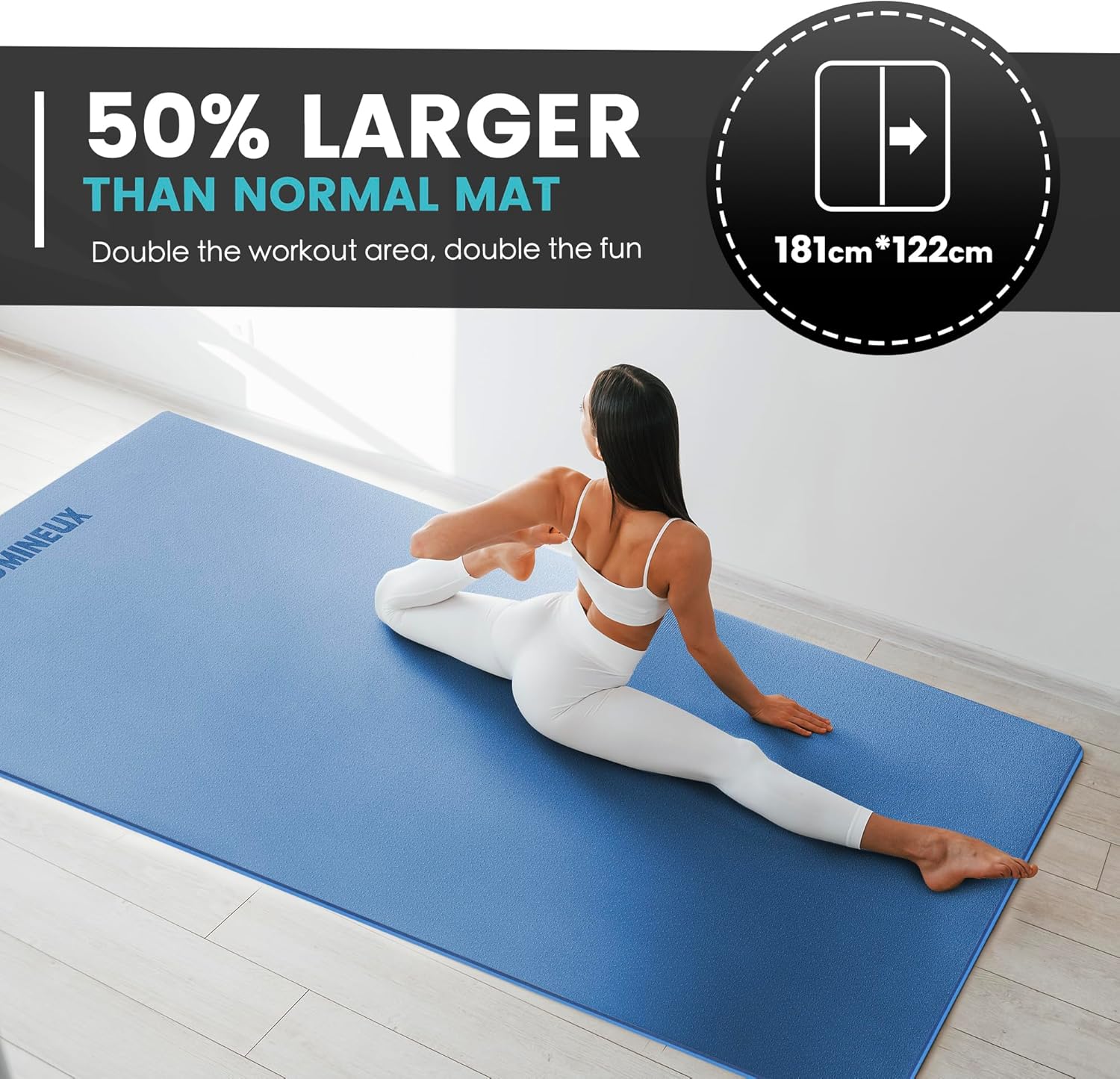 Large Yoga Mat 1/4 & 2/5 Inch  – Pilates Yoga Mat Thickness Bewertung und Preis