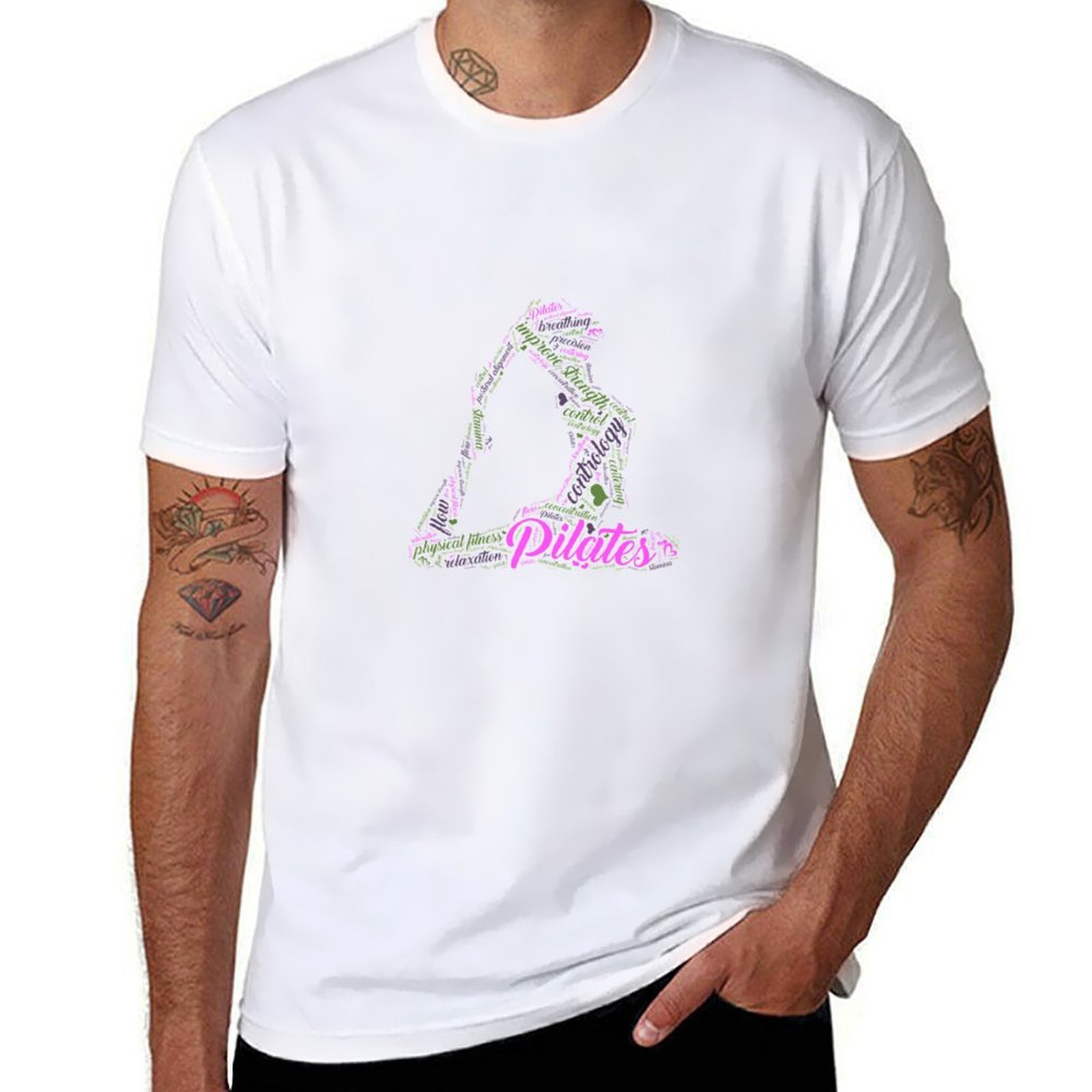 Womens Fun Word Cloud and Cute – Pilates Yoga Class Bewertung und Preis