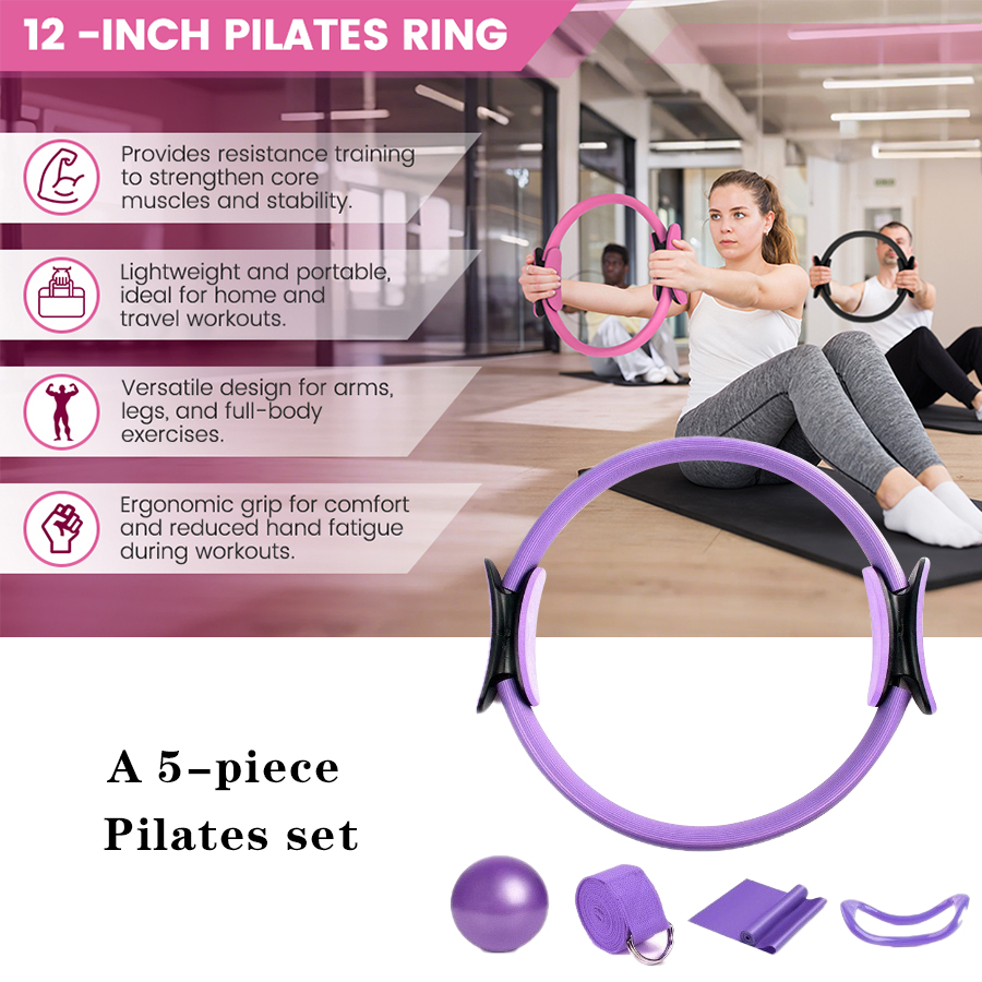 Customized LOGO 5-Piece Home G – Pilates Yoga Ring Exercises Bewertung und Preis