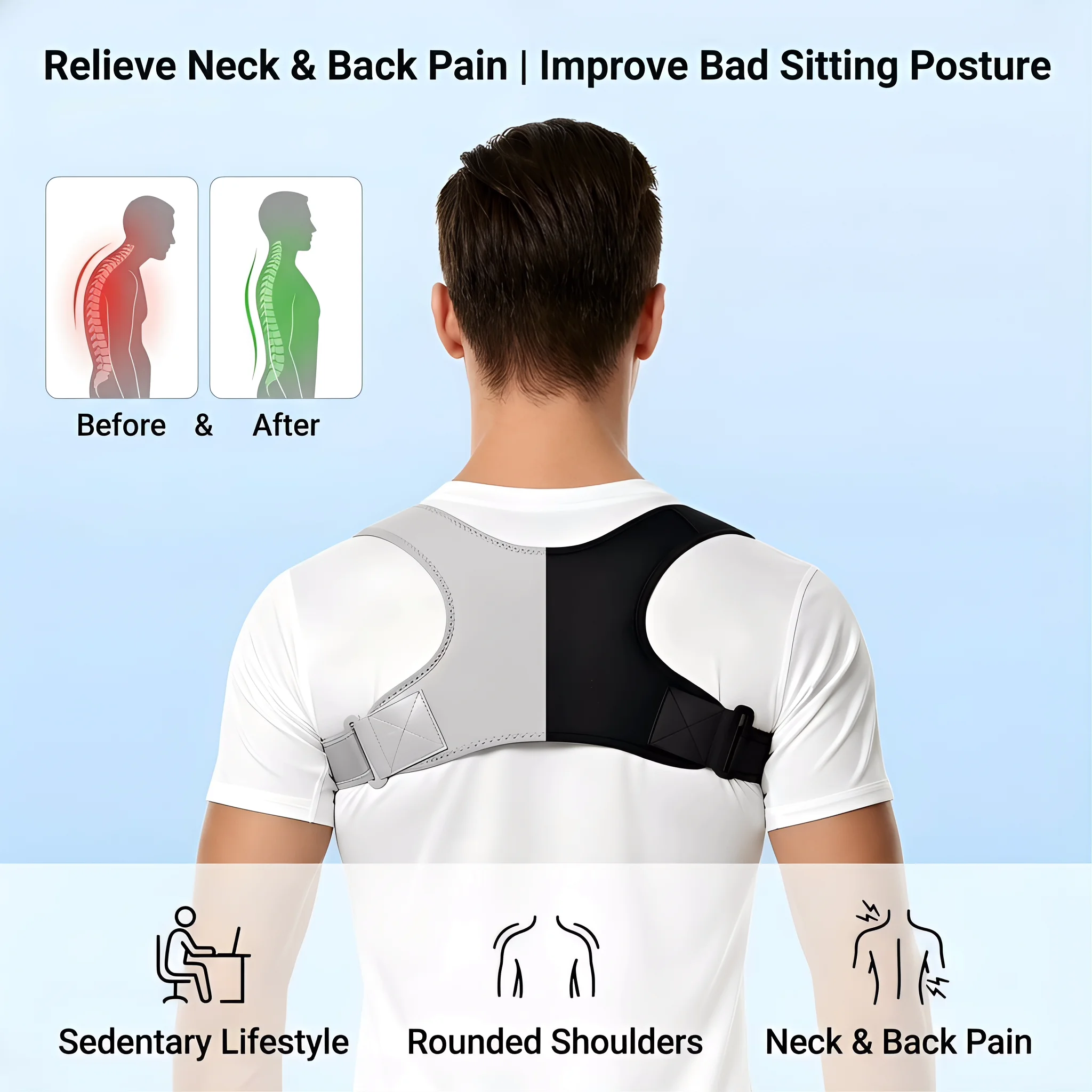Unisex Invisible Back Shoulder – Posture Pole Corrector Bewertung und Preis