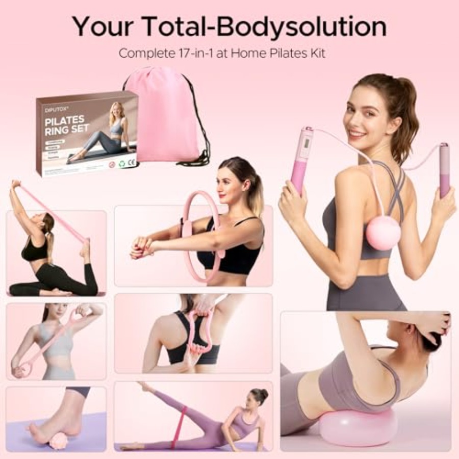 Pilates Ring Kit for Women Hom – Pilates Yoga Ring Exercises Bewertung und Preis