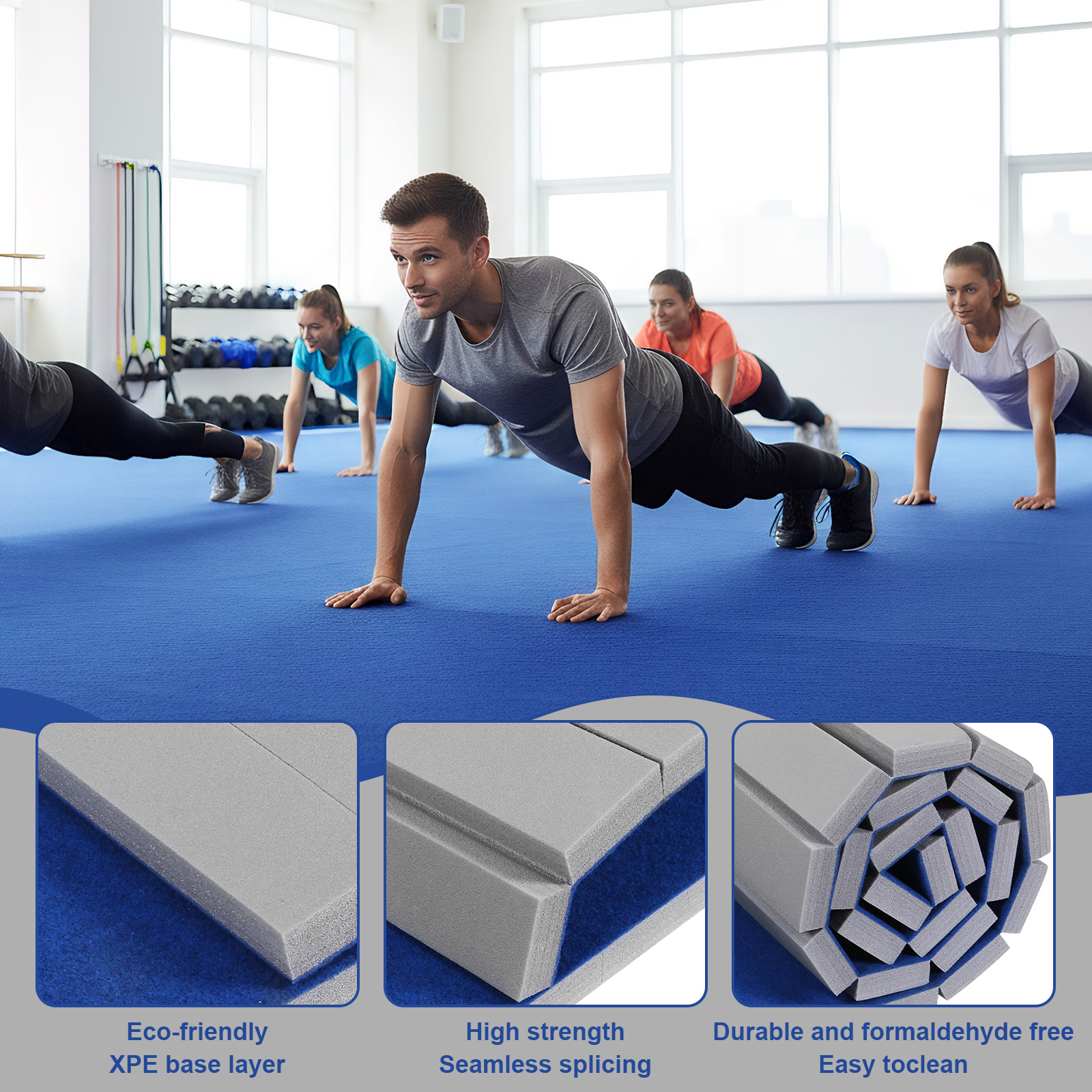 Gym Exercise Mats 118.11x70.87 – Pilates Yoga Mat Thickness Bewertung und Preis