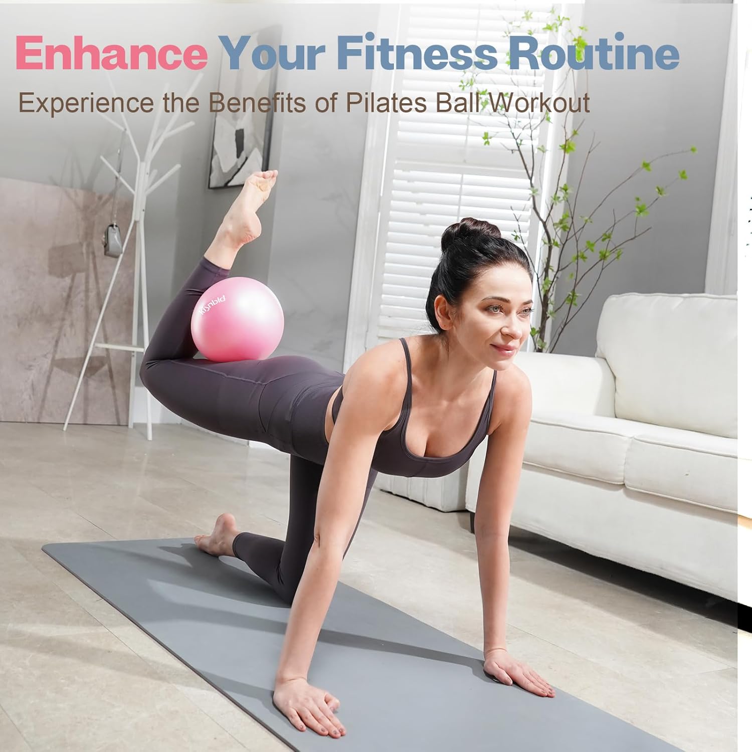 kisnbld Small Exercise Ball, 9 – Pilates Yoga Ball Workout Bewertung und Preis