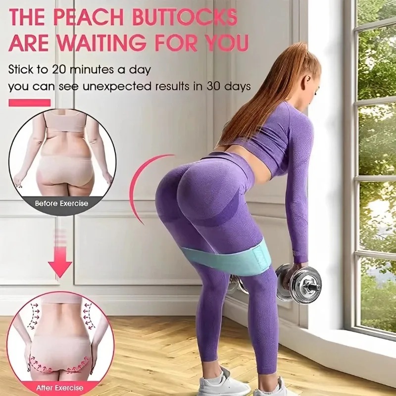 3Pcs Fabric Resistance Hip Boo – Pilates Yoga Reformer Bewertung und Preis