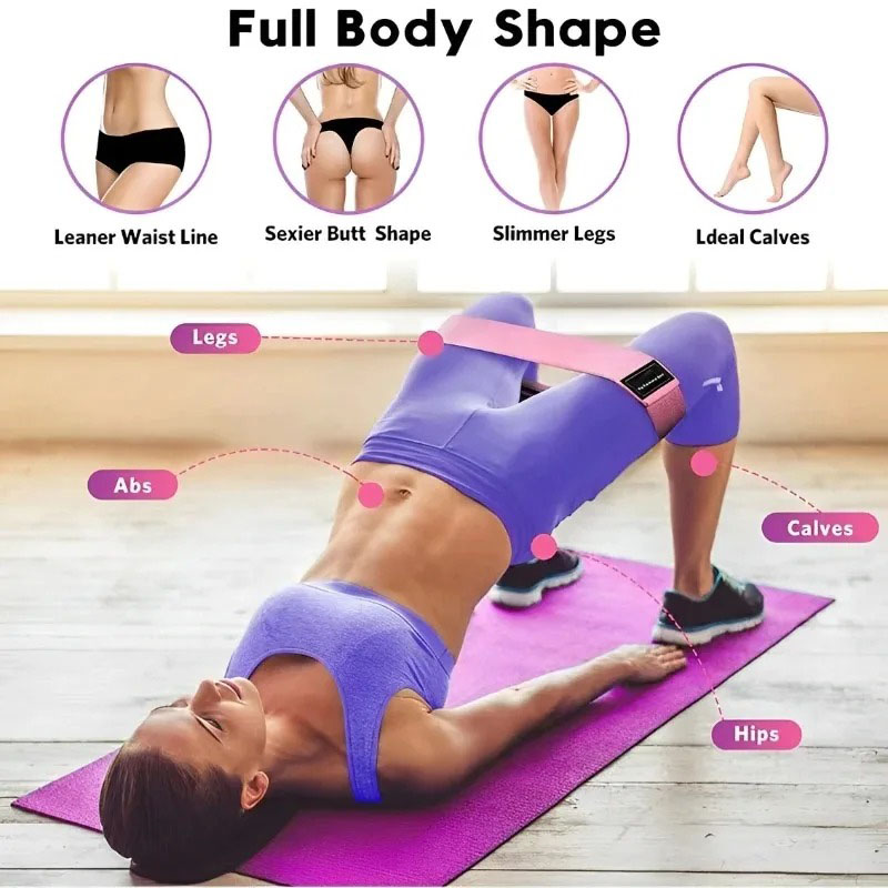 3Pcs Fabric Resistance Hip Boo – Pilates Yoga Reformer Bewertung und Preis