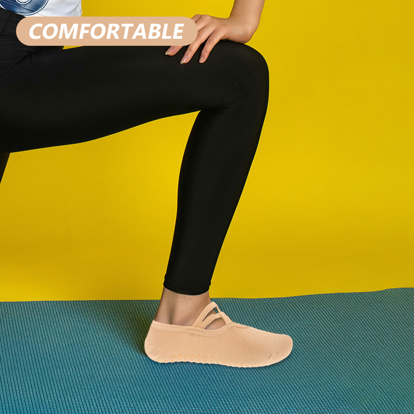 2Pairs Women Yoga Socks Nonsli – Yoga Pilates Girl Bewertung und Preis