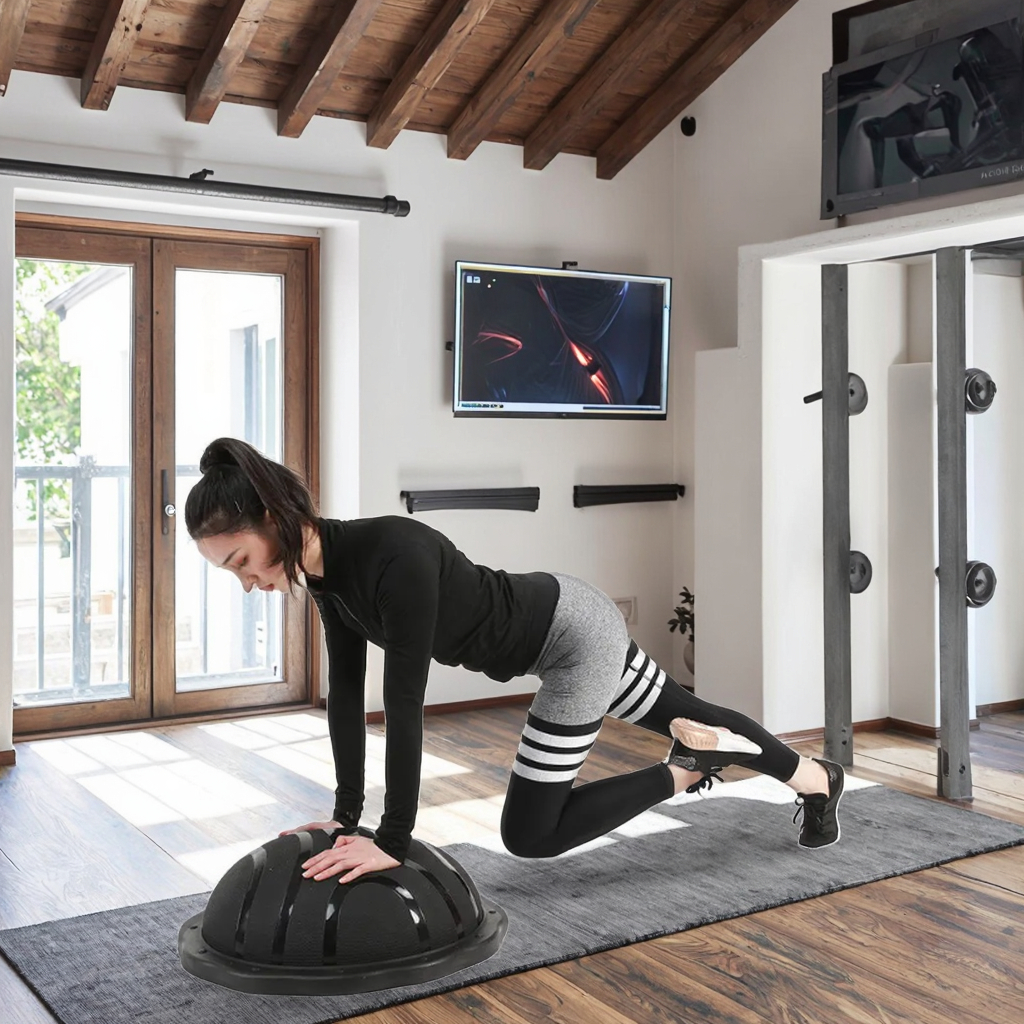 Durable Half and Full Yoga Bal – Pilates Yoga Ball Workout Bewertung und Preis