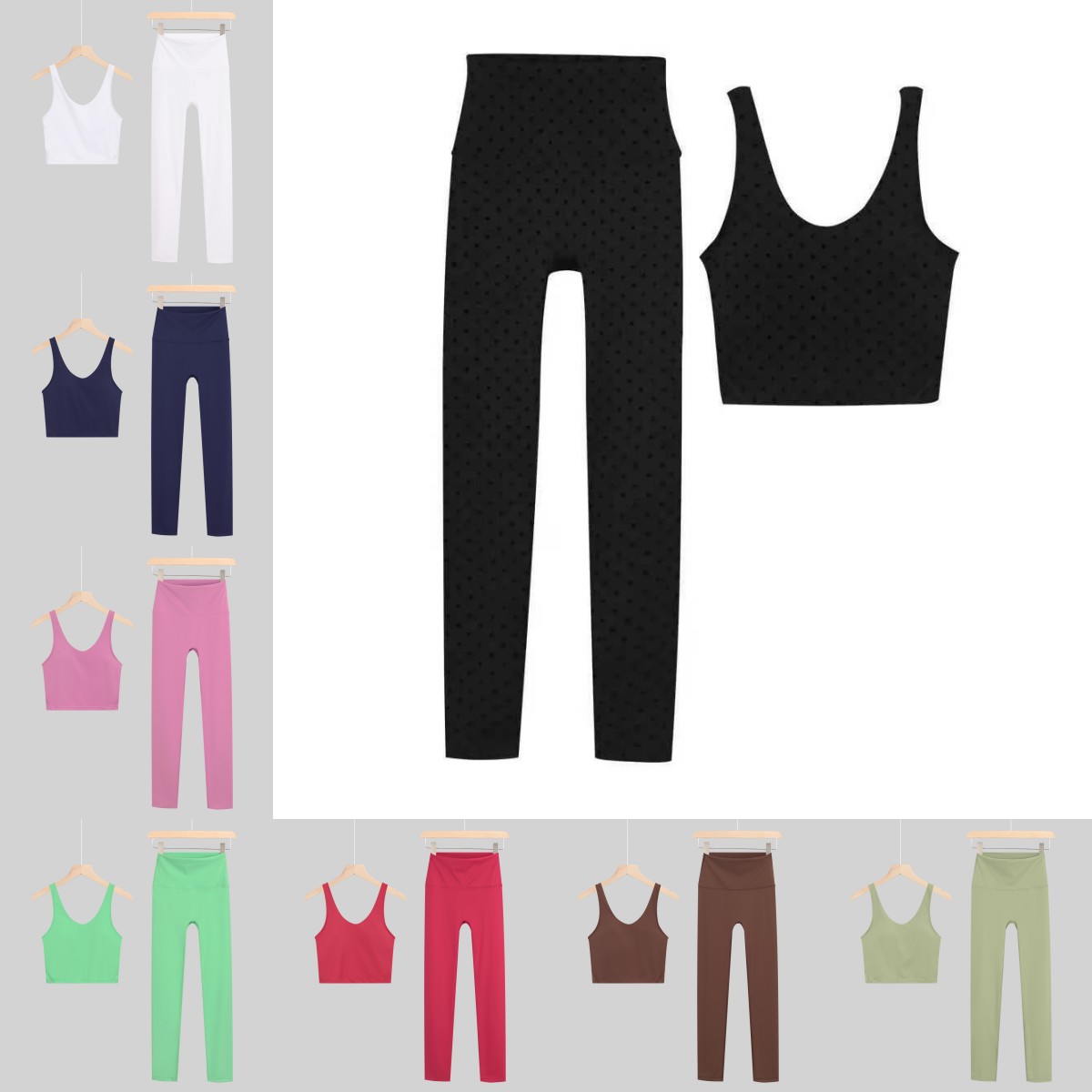 Designer Women Yoga Set U-shap – Pilates Yoga Legging Bewertung und Preis