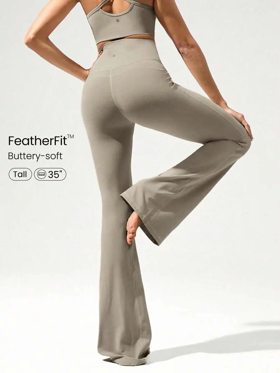 Ultra Long Flare Leggings For  – Pilates Yoga Fit Bewertung und Preis